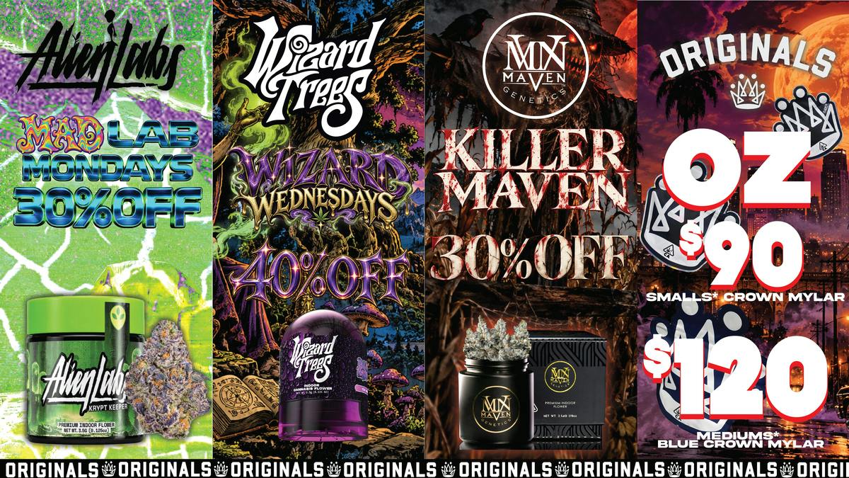 Originals Factory & Weed Shop STRAINS FROM THE CRYPT