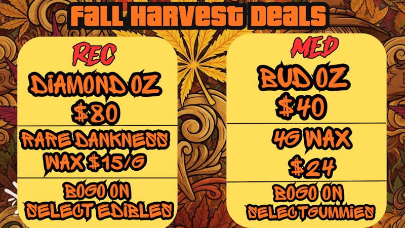 CREAM Fall Harvest Deals @ C.R.E.A.M