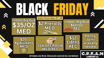 CREAM Thanksgiving x Black Friday Deals!