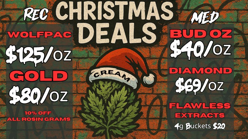 CREAM Christmas Deals! @ C.R.E.A.M