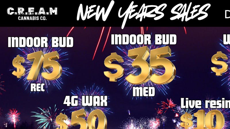 CREAM New Years Sales @ C.R.E.A.M