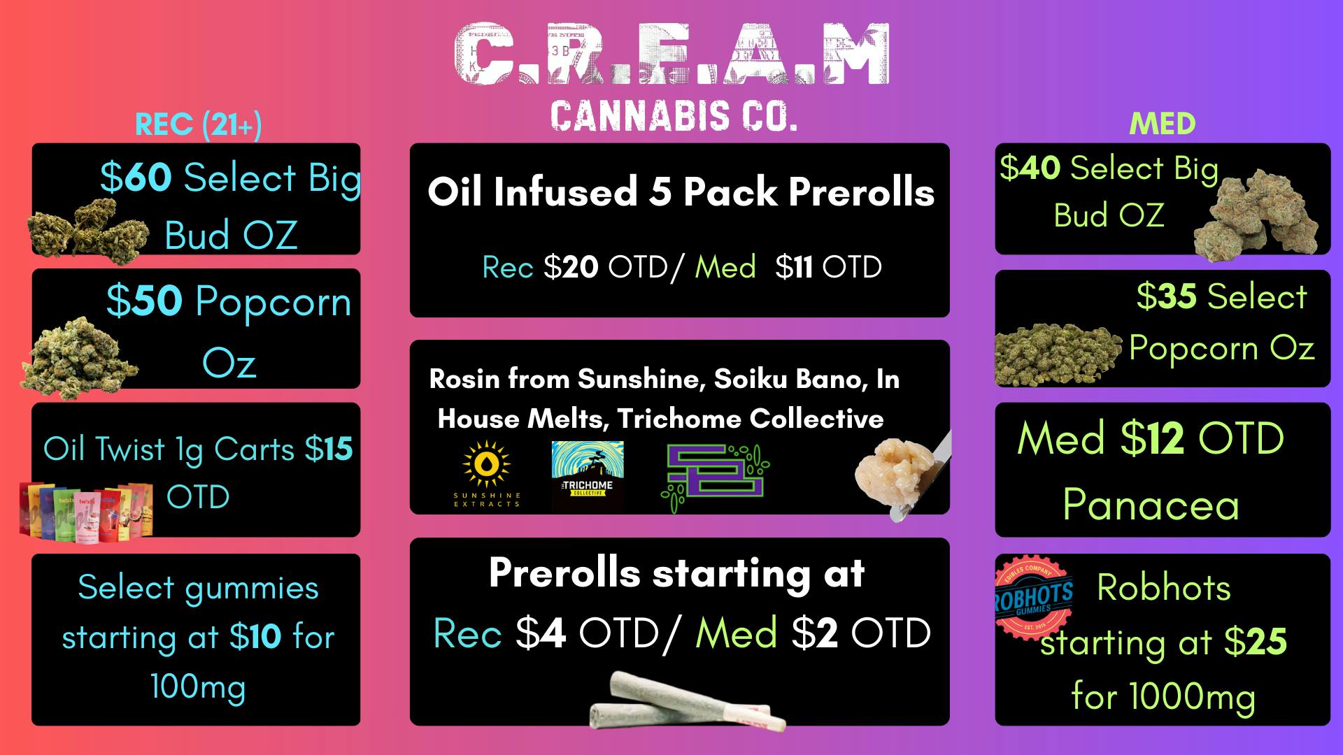 CREAM Super Deals @ C.R.E.A.M