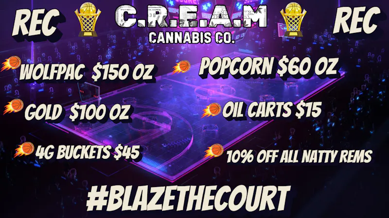 CREAM BLAZE THE COURT @ C.R.E.A.M REC ONLY