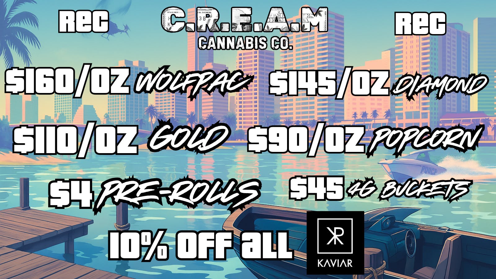 CREAM REC Deals @ C.R.E.A.M