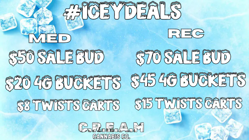CREAM Icey deals @ C.R.E.A.M!