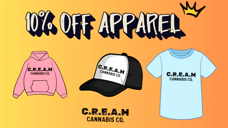 CREAM 10% OFF ALL Apparel!