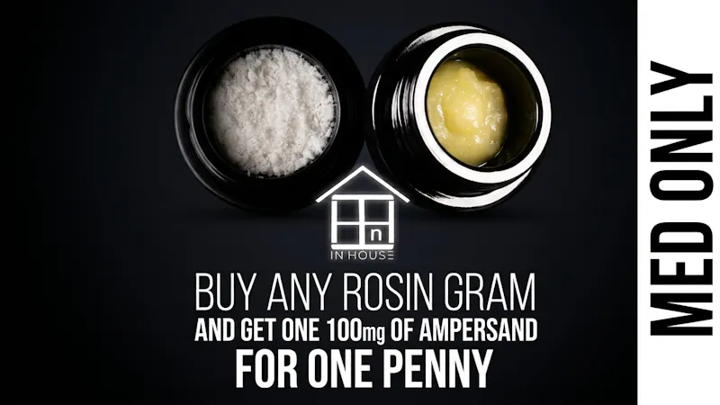 CREAM MED B1G1 On Inhouse Rosin x Ampersand