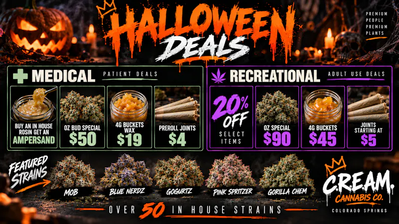 CREAM Halloween Deals @ C.R.E.AM