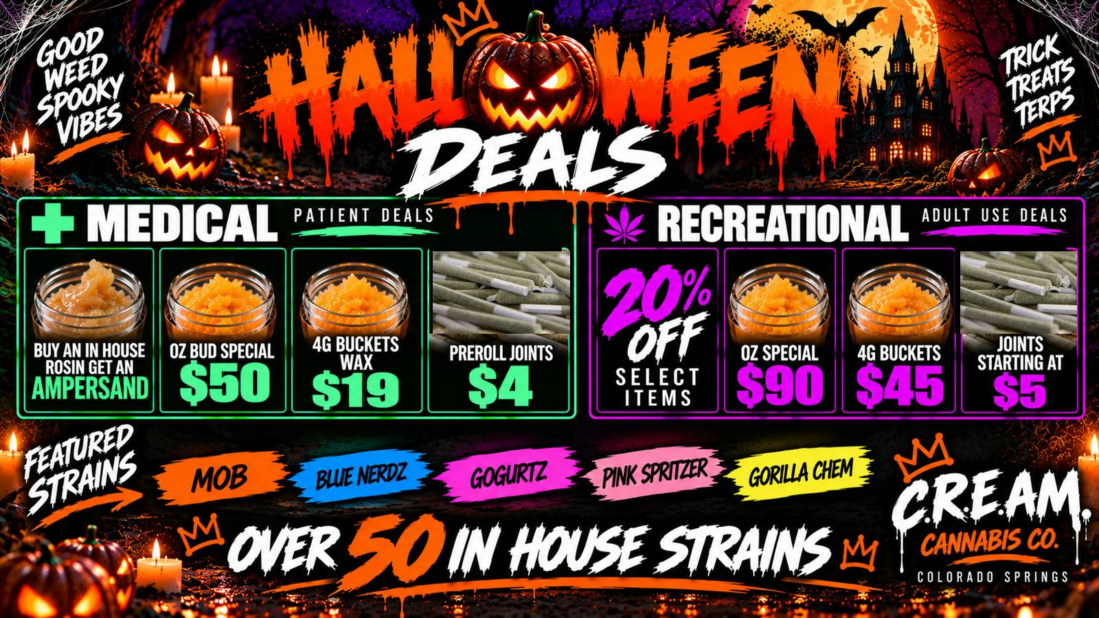 CREAM Halloween Deals @ C.R.E.AM
