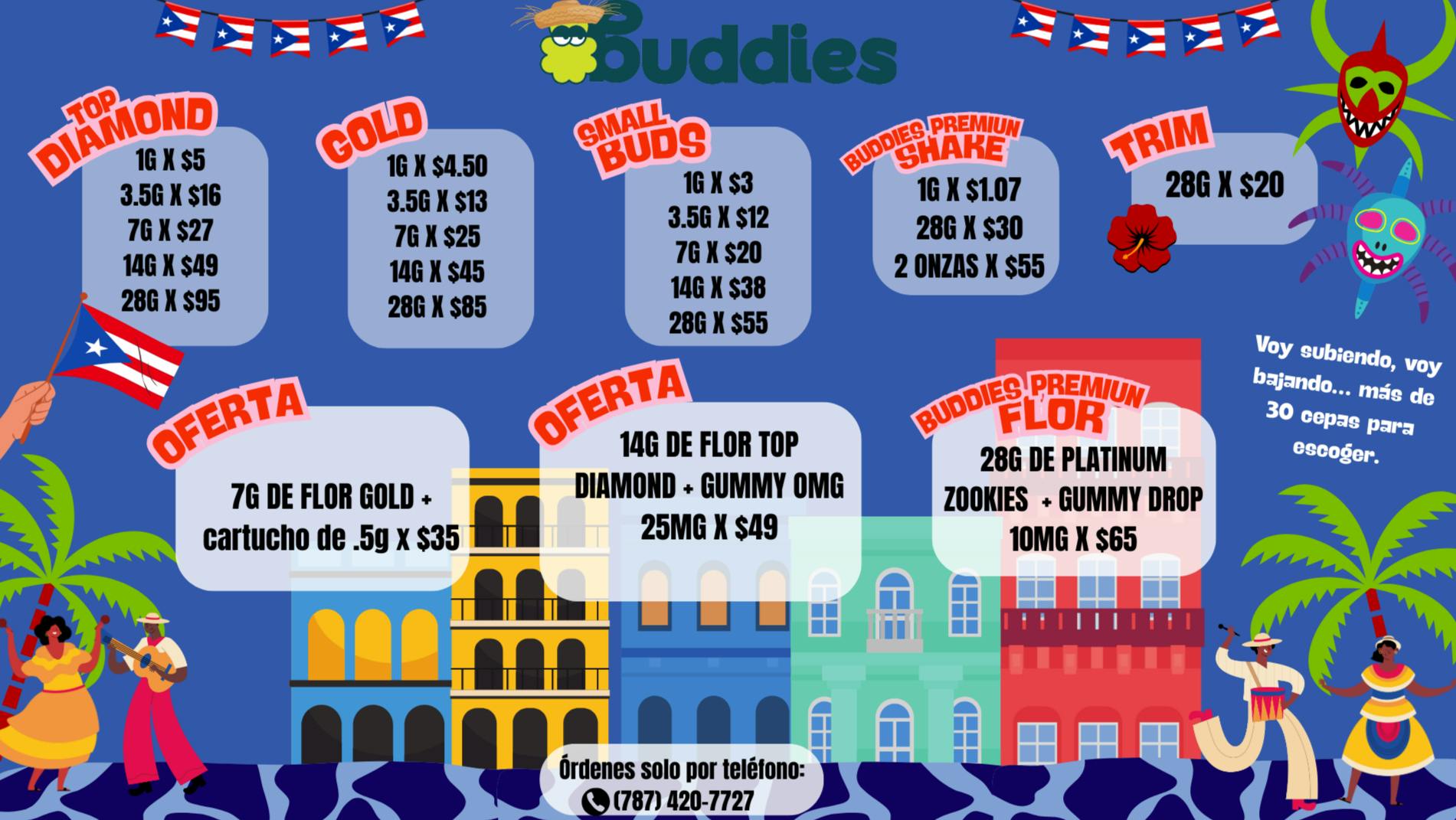 Buddies Celebrando las fiestas de la calle en Buddies