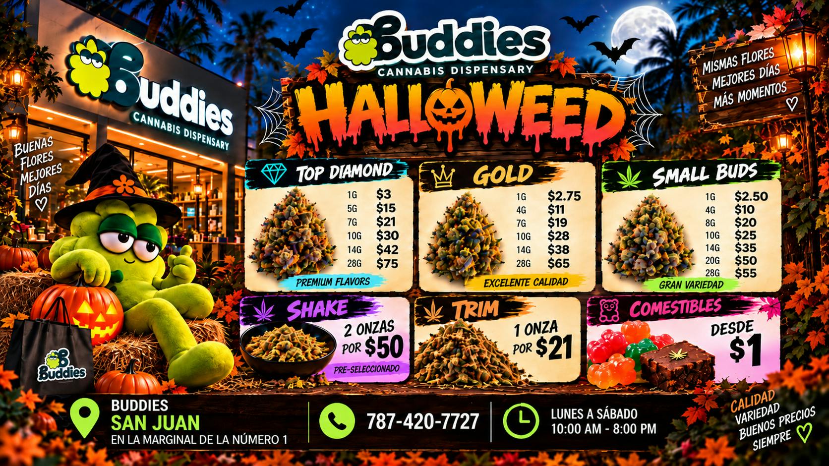 Buddies 🎃👻 ¡EN BUDDIES LA TEMPORADA SPOOKY SE VIVE MEJOR