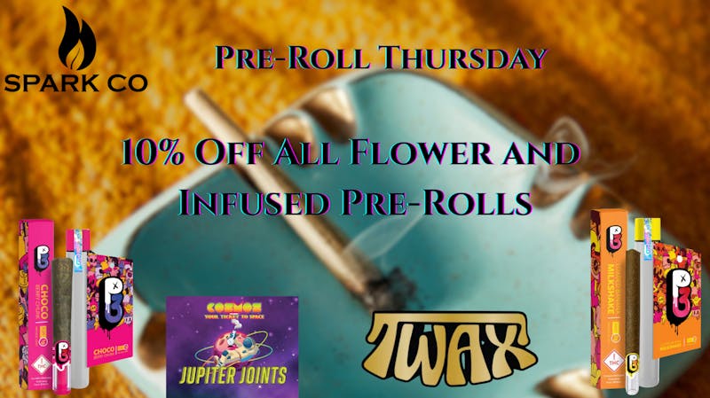 Spark Co 10% Off All Pre-Rolls!