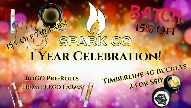 Spark Co Spark Co is Celebrating Our 1 Year Anniversary!