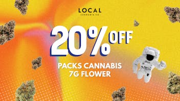 Local Cannabis Company 20% off Packs Cannabis 7g flower