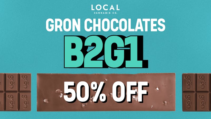 Local Cannabis Company Gron 10 pk Chocolates B1G1 50% off