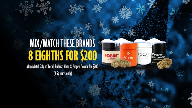 Local Cannabis Company Mix and Match 8 Eighths