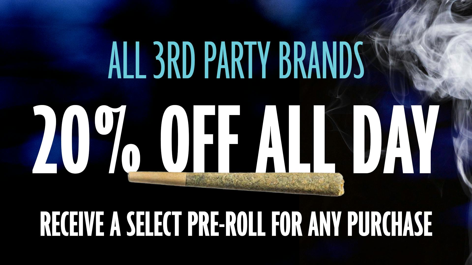 Local Cannabis Company 20% OFF All 3rd Party Brands