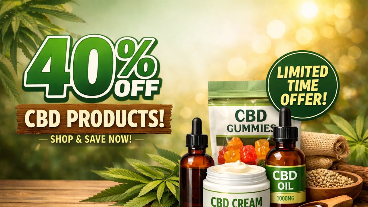 Local Cannabis Company 40% OFF CBD Products