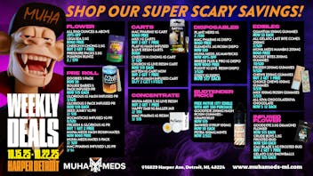 Muha Meds Detroit 🎃 SUPER SCARY SAVINGS AT HARPER! 👻