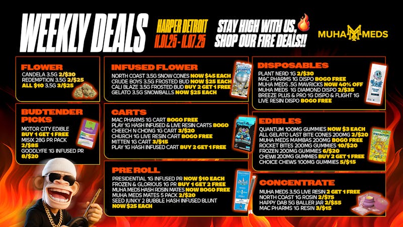 Muha Meds Detroit 🔥 STAY HIGH WITH US! 🔥