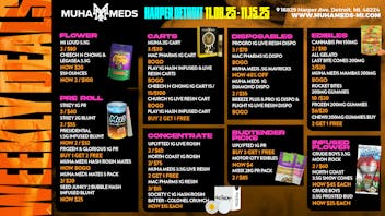 Muha Meds Detroit 🔥 Muha Meds Harper Detroit Weekly Deals Are Here!