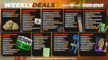 Muha Meds Ann Arbor - Recreational Delivery IT'S A NO BRAINER! 6PM-9PM ONLY!