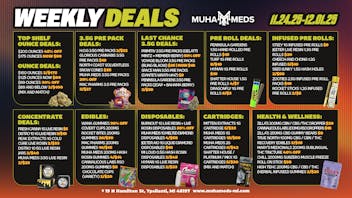 Muha Meds Ann Arbor - Recreational Delivery FIRST STOP AS ALWAYS! 9AM - 12PM ONLY!