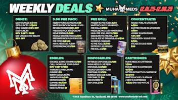 Muha Meds Ypsilanti - Recreational Muha Meds Ypsi Weekly Deals Drop for Dec 1–8 🎁🔥