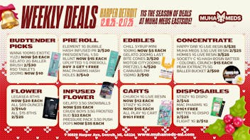 Muha Meds Detroit Harper’s Holiday Deals Drop at Muha Meds Eastside
