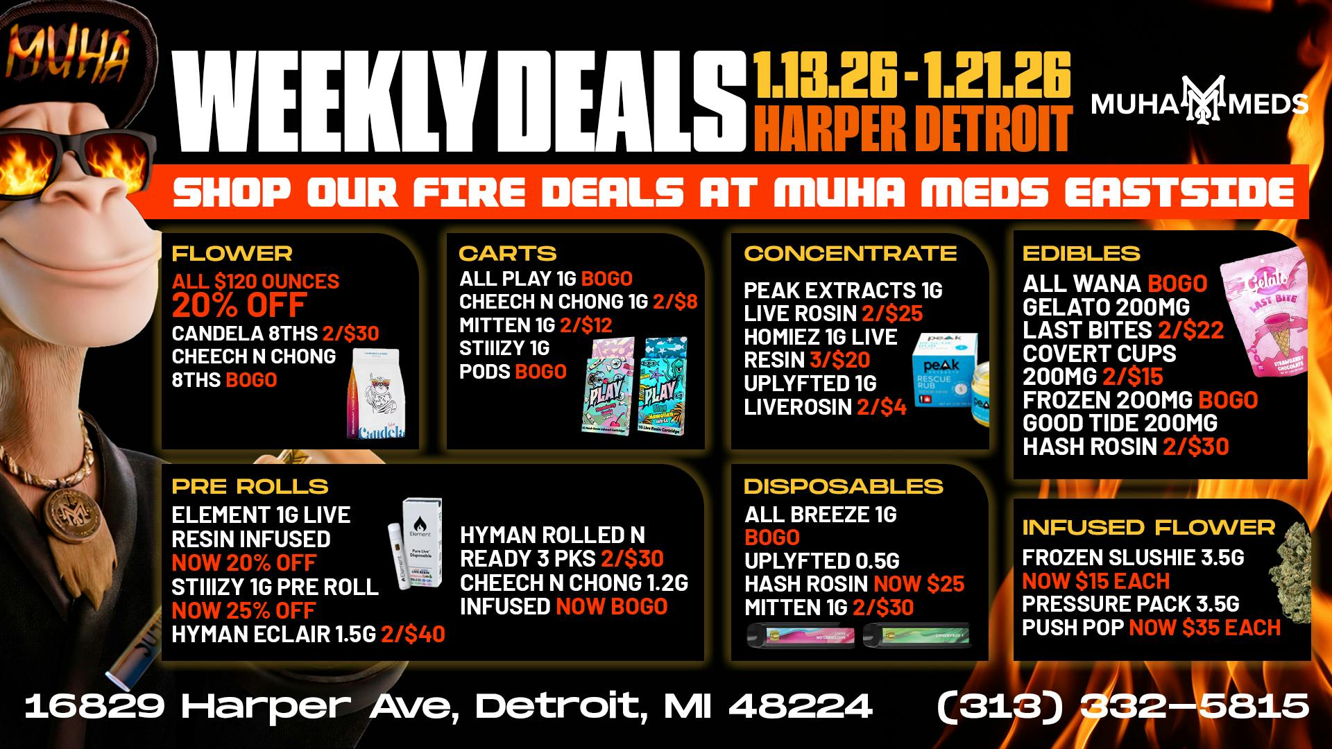Muha Meds Detroit Muha Meds Harper Detroit Weekly Fire Deals Now!!