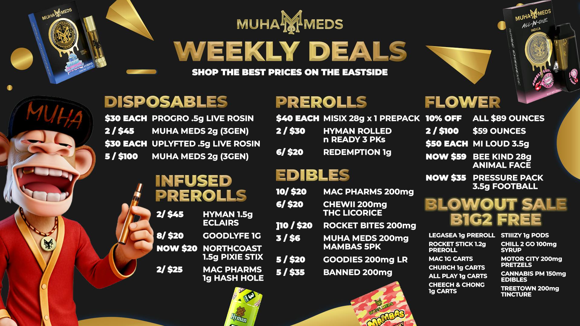 Muha Meds Detroit Muha Meds Eastside Weekly Deals Blowout Sale