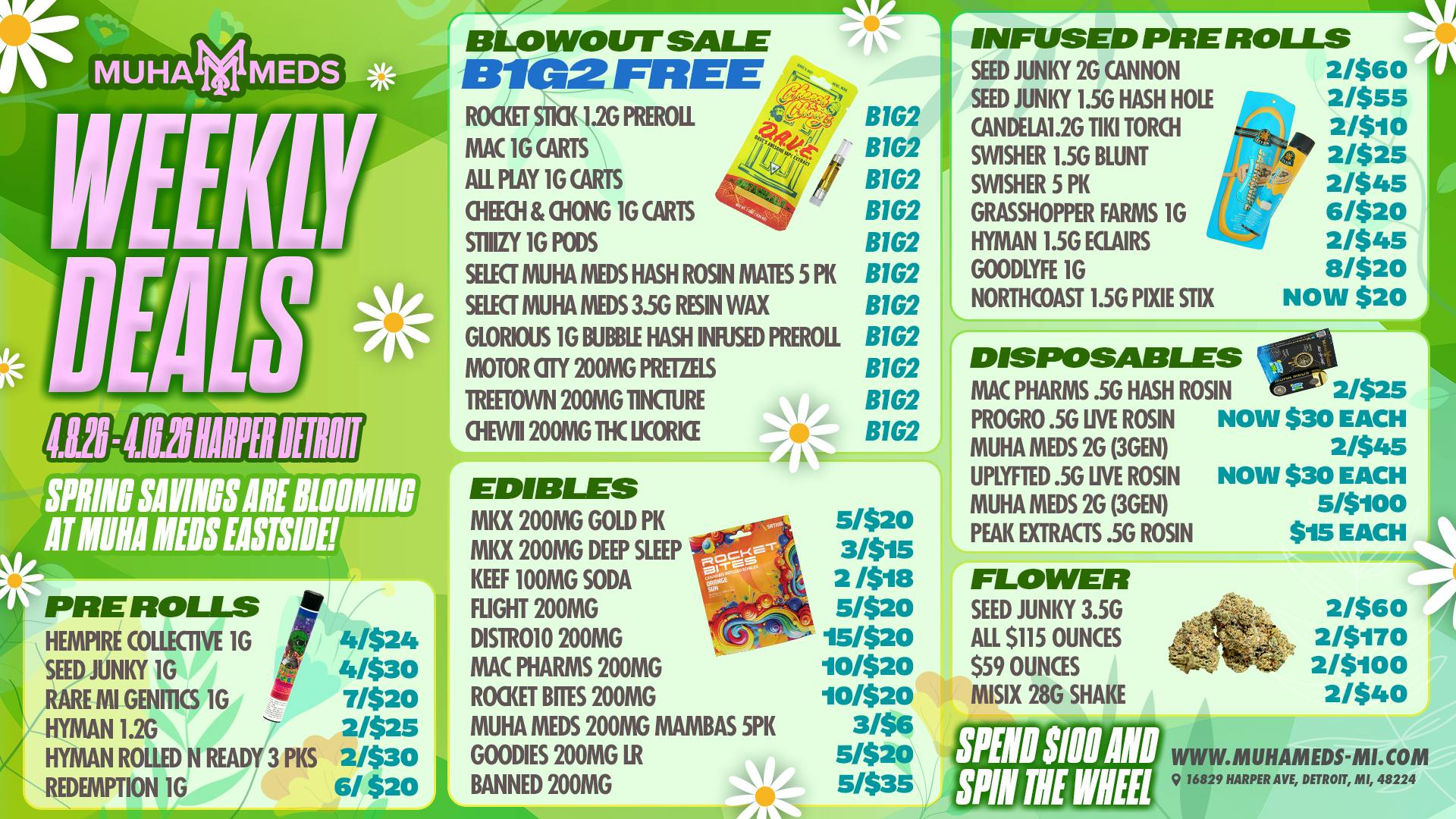 Muha Meds Detroit Muha Meds Weekly Deals: Spring Savings Now!