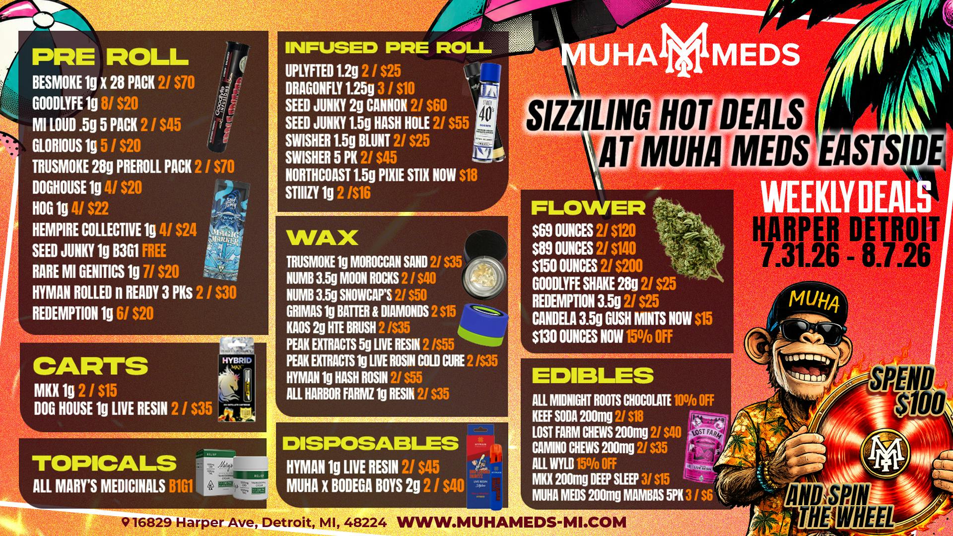 Muha Meds - Detroit Muha Eastside Sizzling Deals: Spin and Save Today!