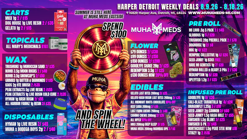 Muha Meds - Detroit Muha Eastside Weekly Deals: Summer Is Still Here!
