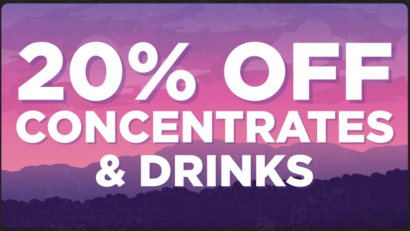 Shangri-La Plainville 20% Off Concentrates and Drinks!
