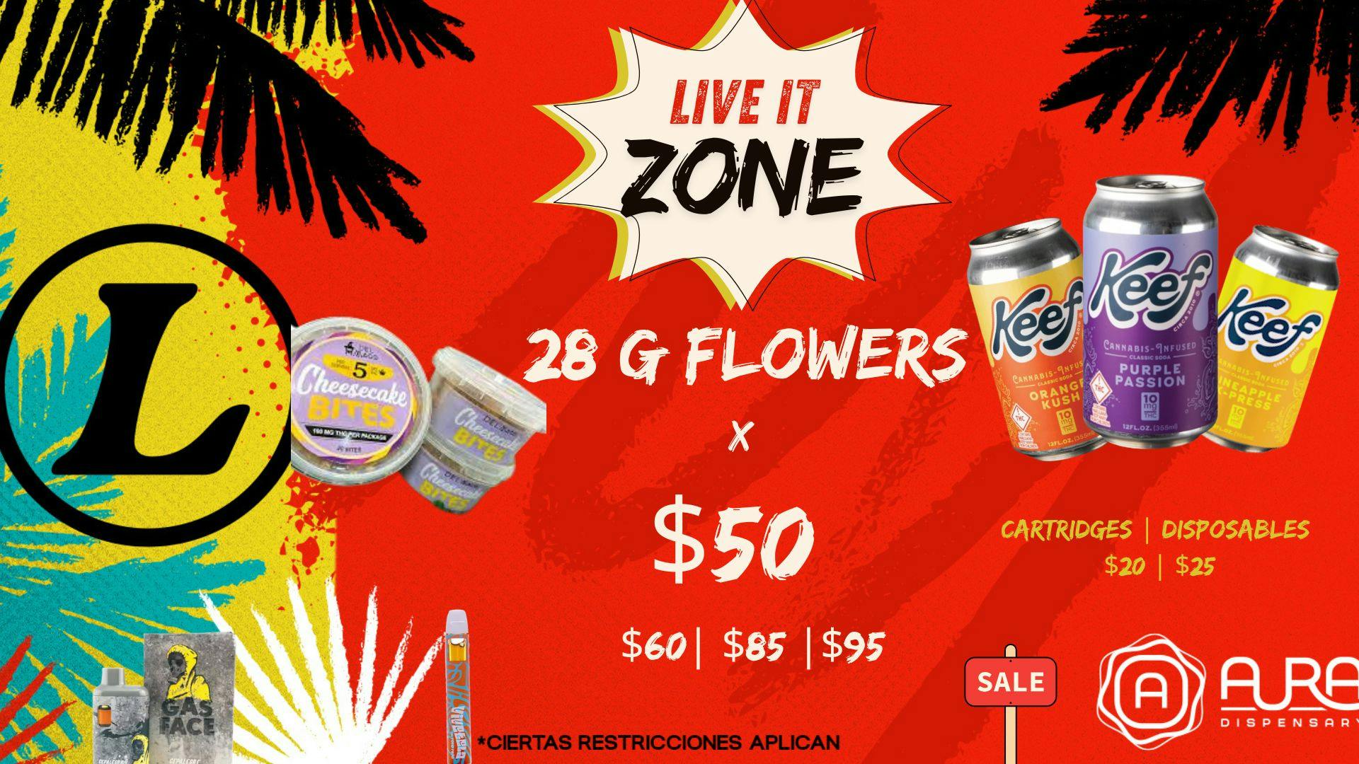 Aura ONZAS DESDE $50