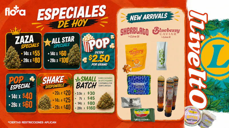 FLORA $2.50 x GRAMO? 🔥LO TENEMOS🔥