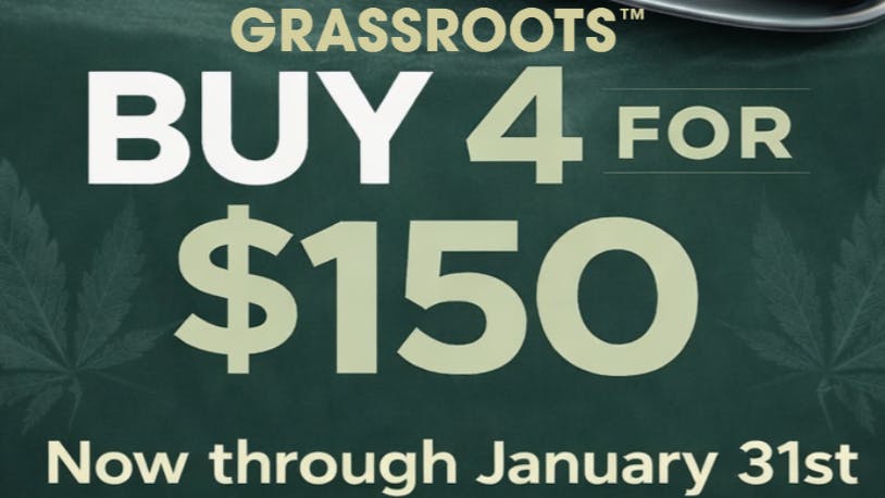 Rochesters Finest Cannabis Dispensary 4 Grassroots Eighths for $150