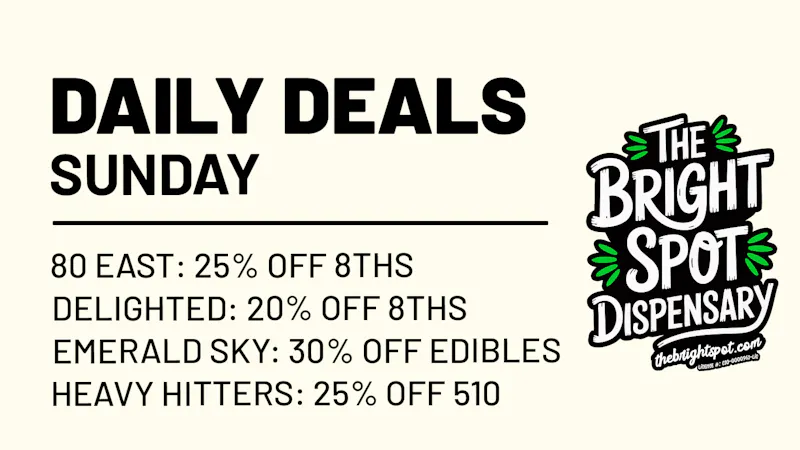 The Bright Spot Sunday Deals At The Bright Spot
