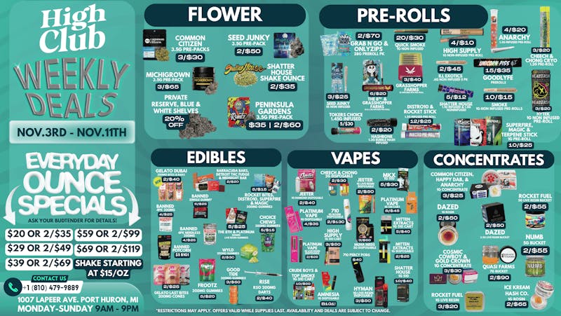 High Club Port Huron Your Favorite Club!