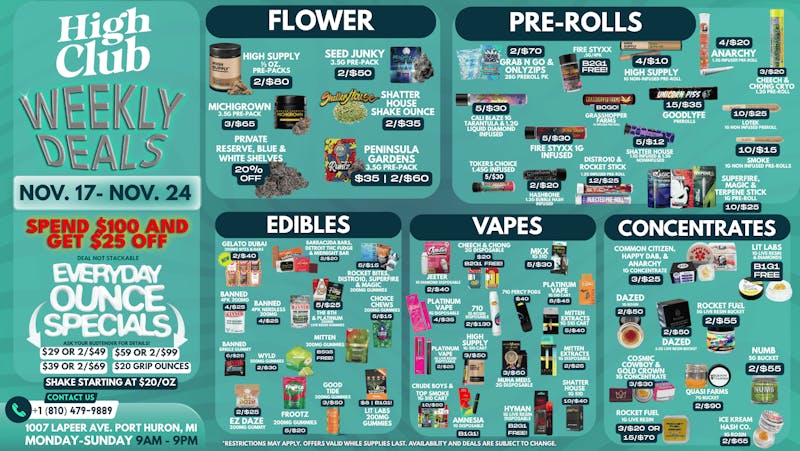 High Club Port Huron New Week, New Heat!🔥