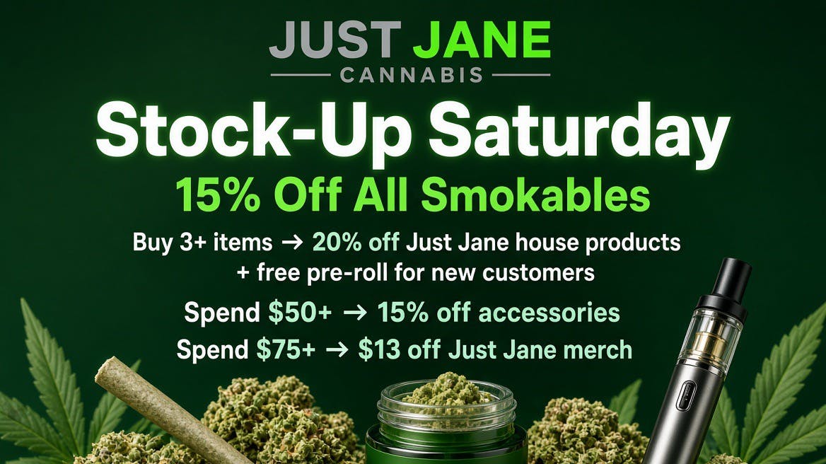 Just Jane East (Delivery) Stock up Saturday!