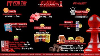 Full Tilt Cannabis Co - Miami $16.50 1,000mg Chocolate, 2/$29