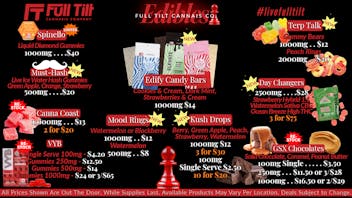 Full Tilt Cannabis Co - Miami $14 1,000mg Candy Bars