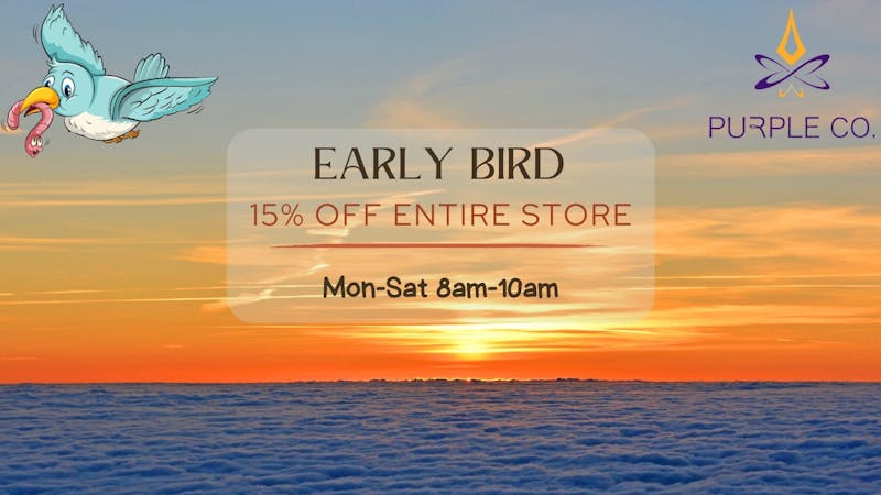 Purple Co Congress 15% OFF THE ENTIRE STORE FOR THE FIRST 2 HRS!!