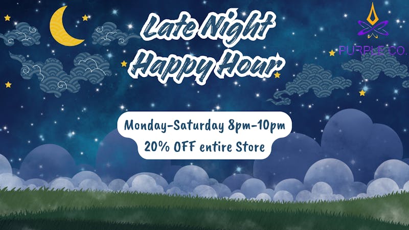 Purple Co Congress 20% OFF FROM 8PM TO 10PM!!