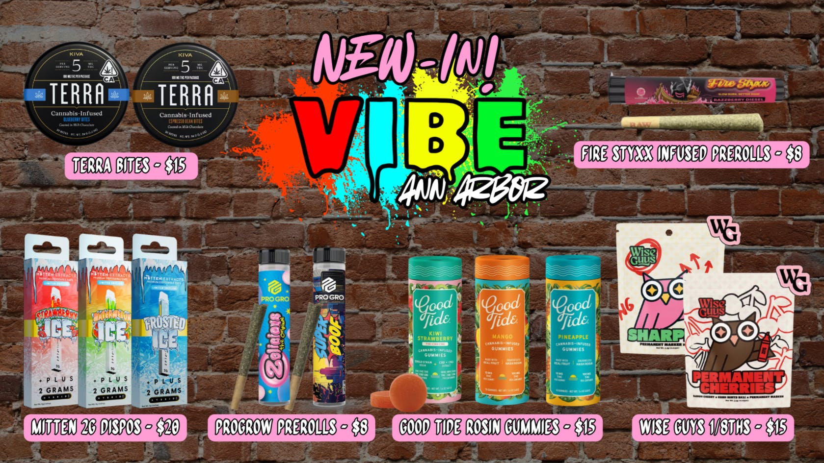 Vibe Ann Arbor NOW OPEN! NEW PRODUCTS IN STORE!! COME IN AND SHOP