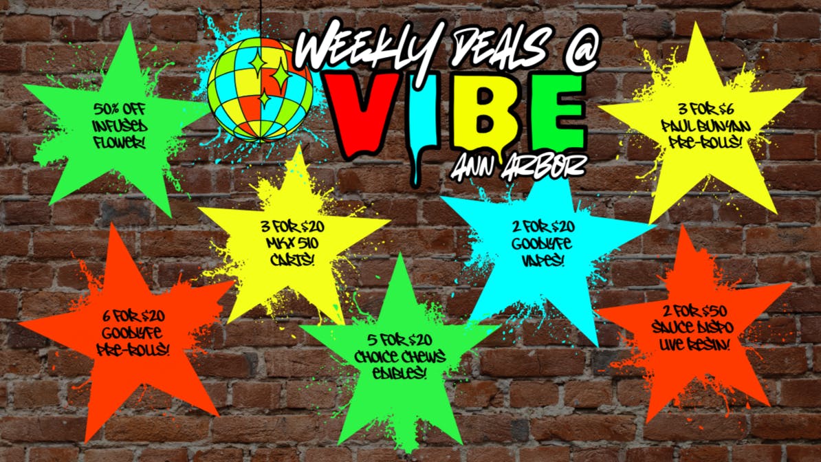 Vibe Ann Arbor NOW OPEN! WEEKLY DEALS VIBE DOWNTOWN ANN ARBOR