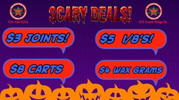Harvest Dispensary Halloween Deals!