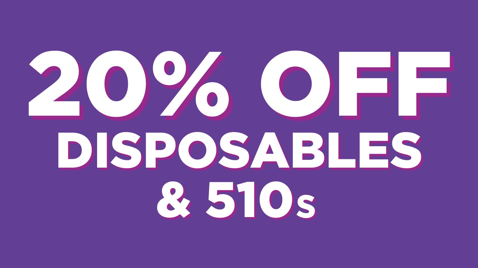 Shangri-La - Cleveland 20% Off Dispsosables & 510s!